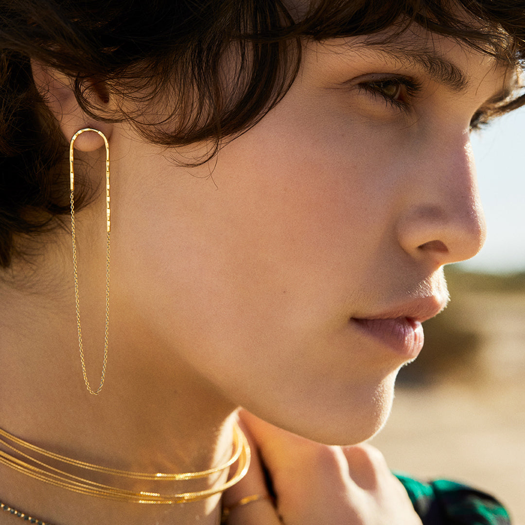 Large earrings Colette