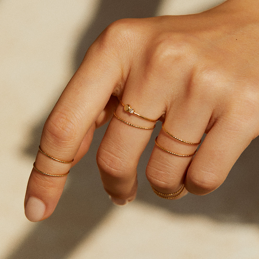 Bague double Ode