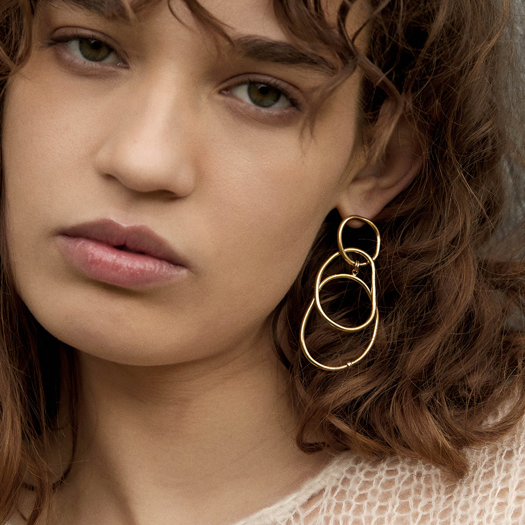 large earrings Victoire