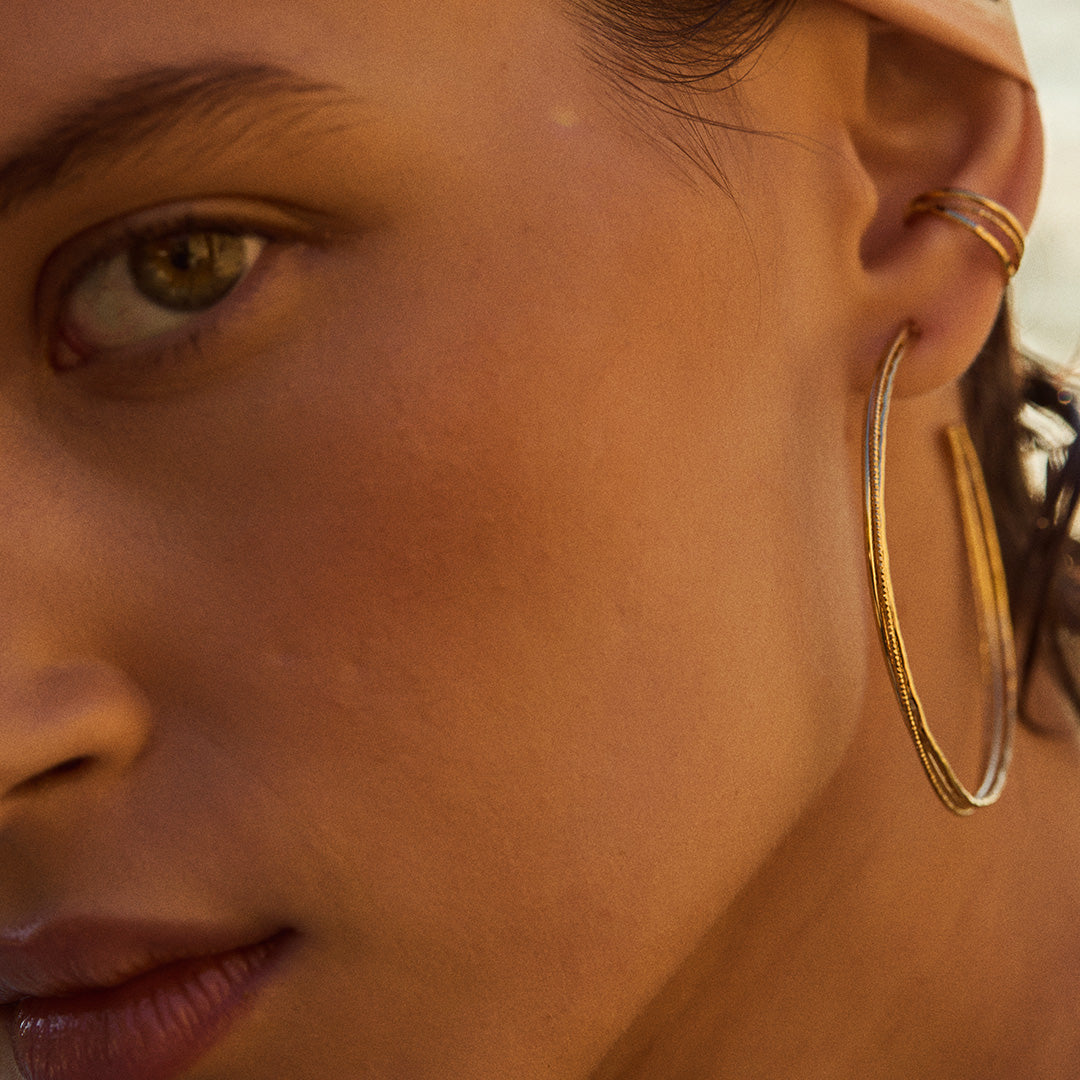 Large Hoop earrings Icône