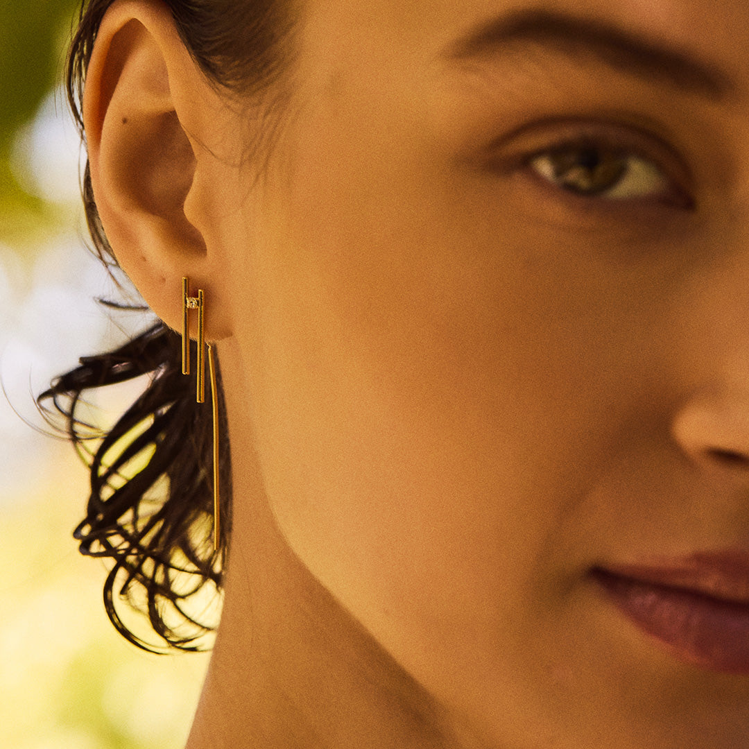 Boucles d'oreilles chaînes Scarlett