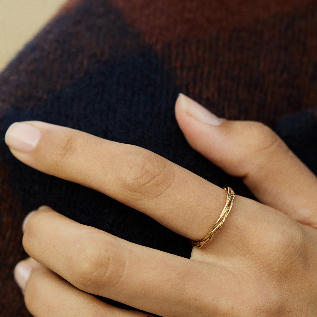 Bague simple Rose