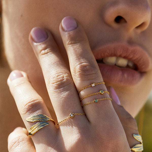 bague chaîne origine