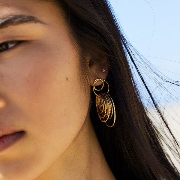 moyennes boucles d'oreilles arizona