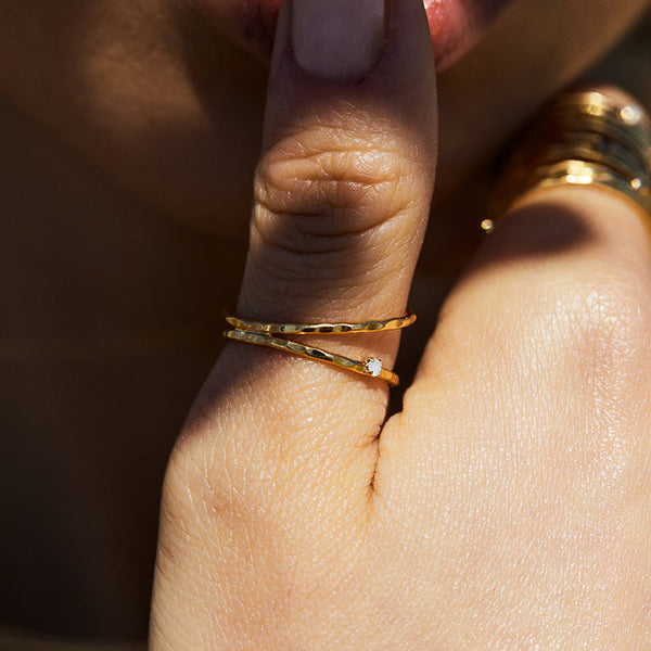 bague double alizés