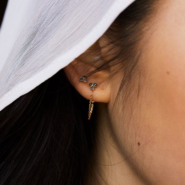 boucles d'oreilles puces melia