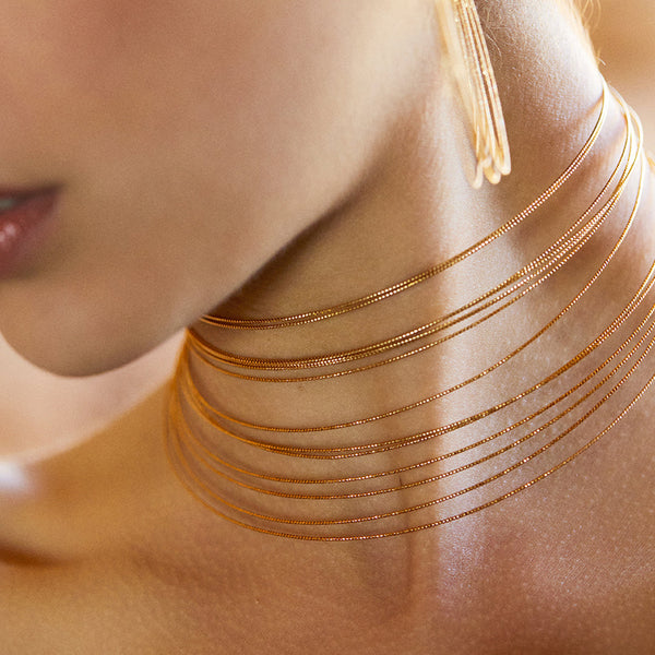 collier plastron freyja