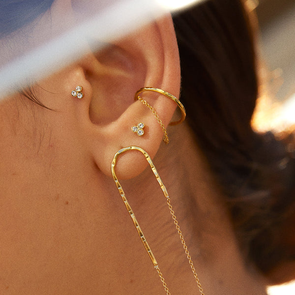 boucles d'oreilles puces melia