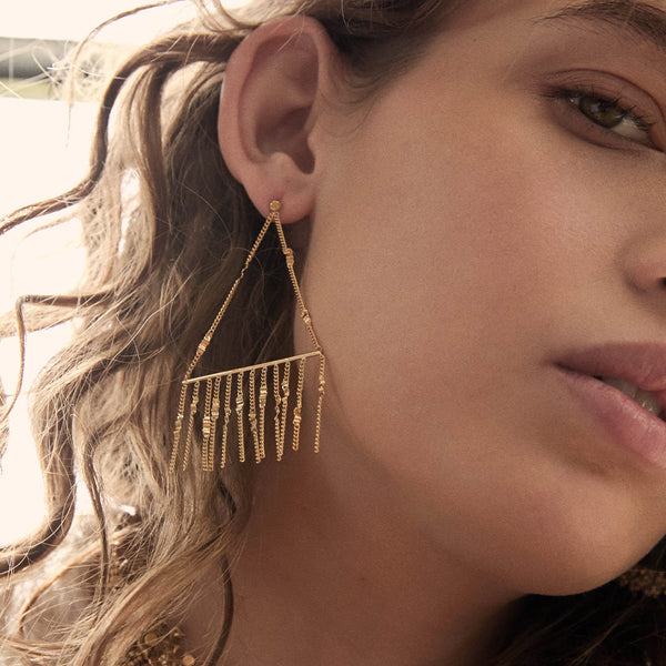 boucles d'oreilles chaînes lena