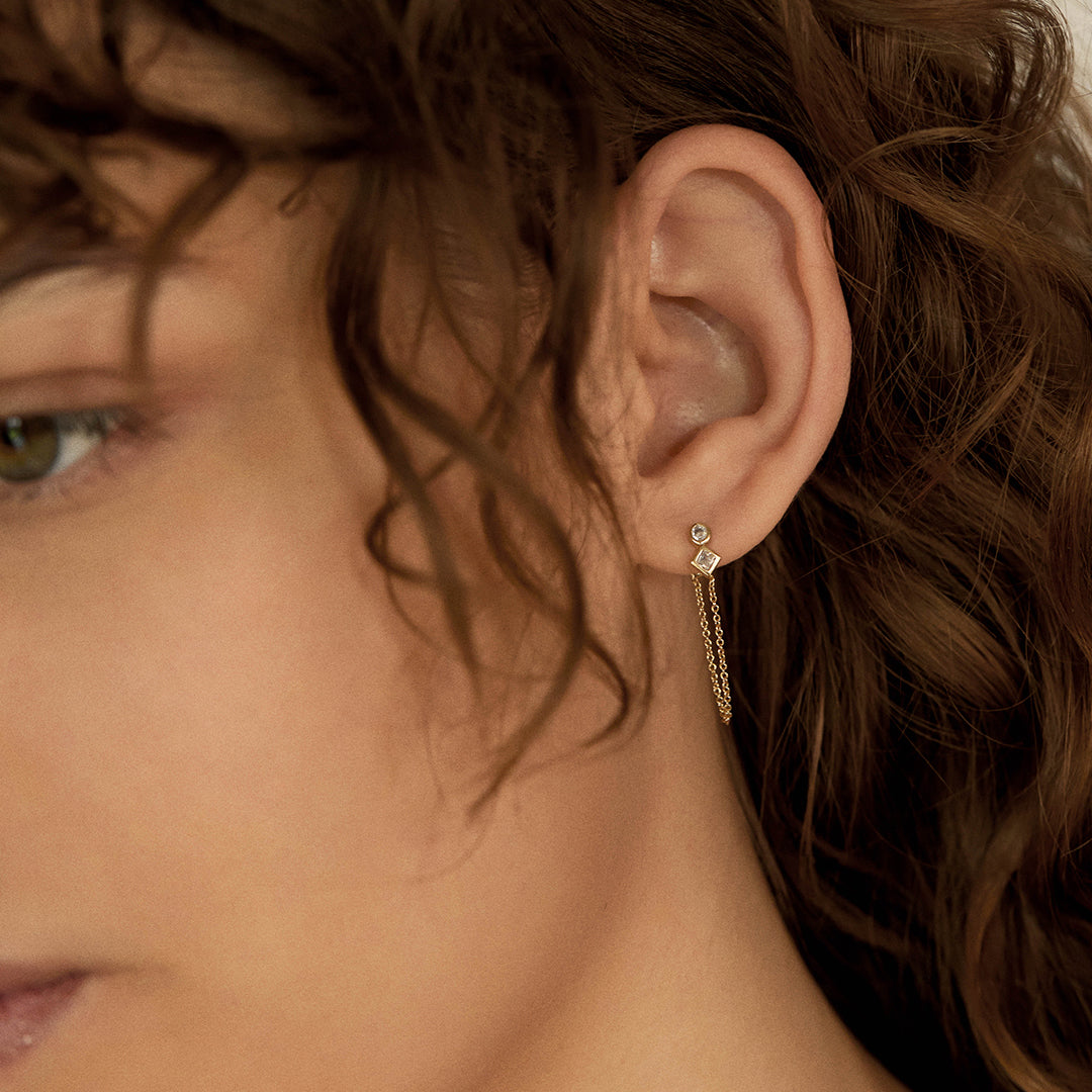 Boucles d'oreilles chaÎnes Idylle