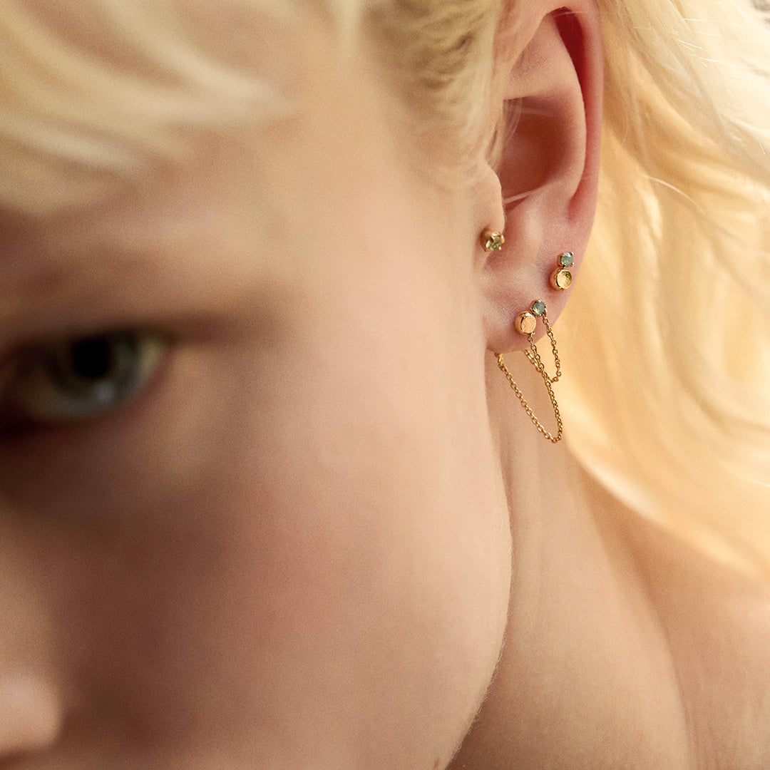 Boucles d'oreilles chaînes Zéphyr