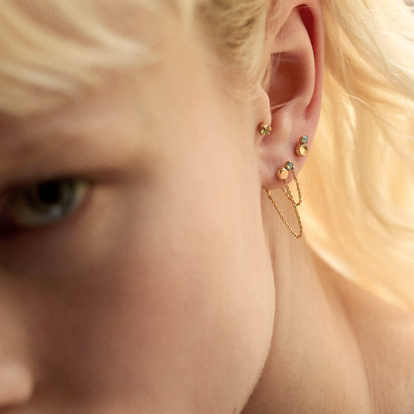 boucles d'oreilles chaînes zéphyr