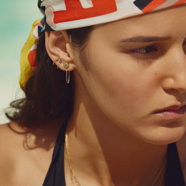 boucles d'oreilles chaînes chiara