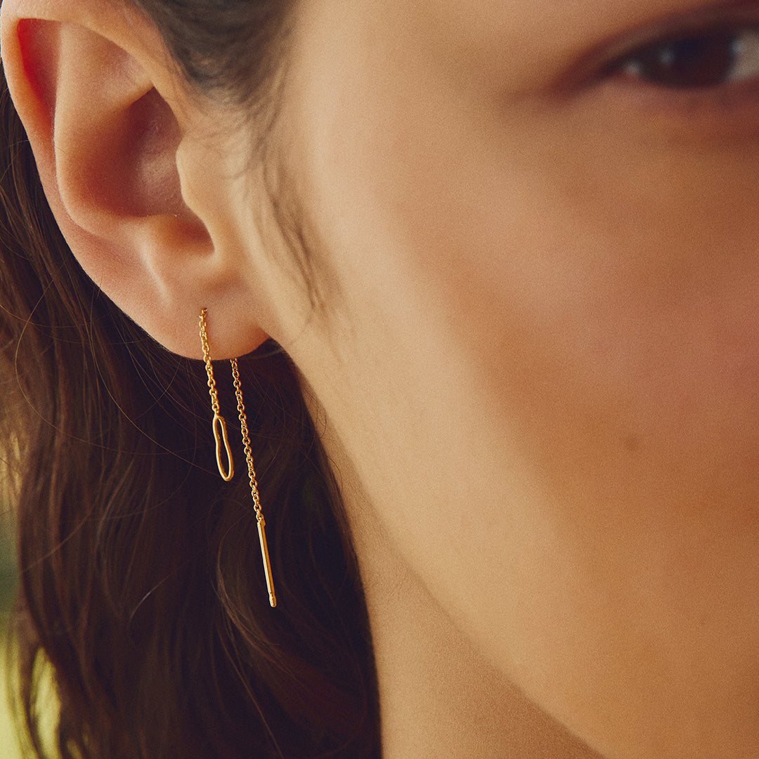 chain earrings Songe