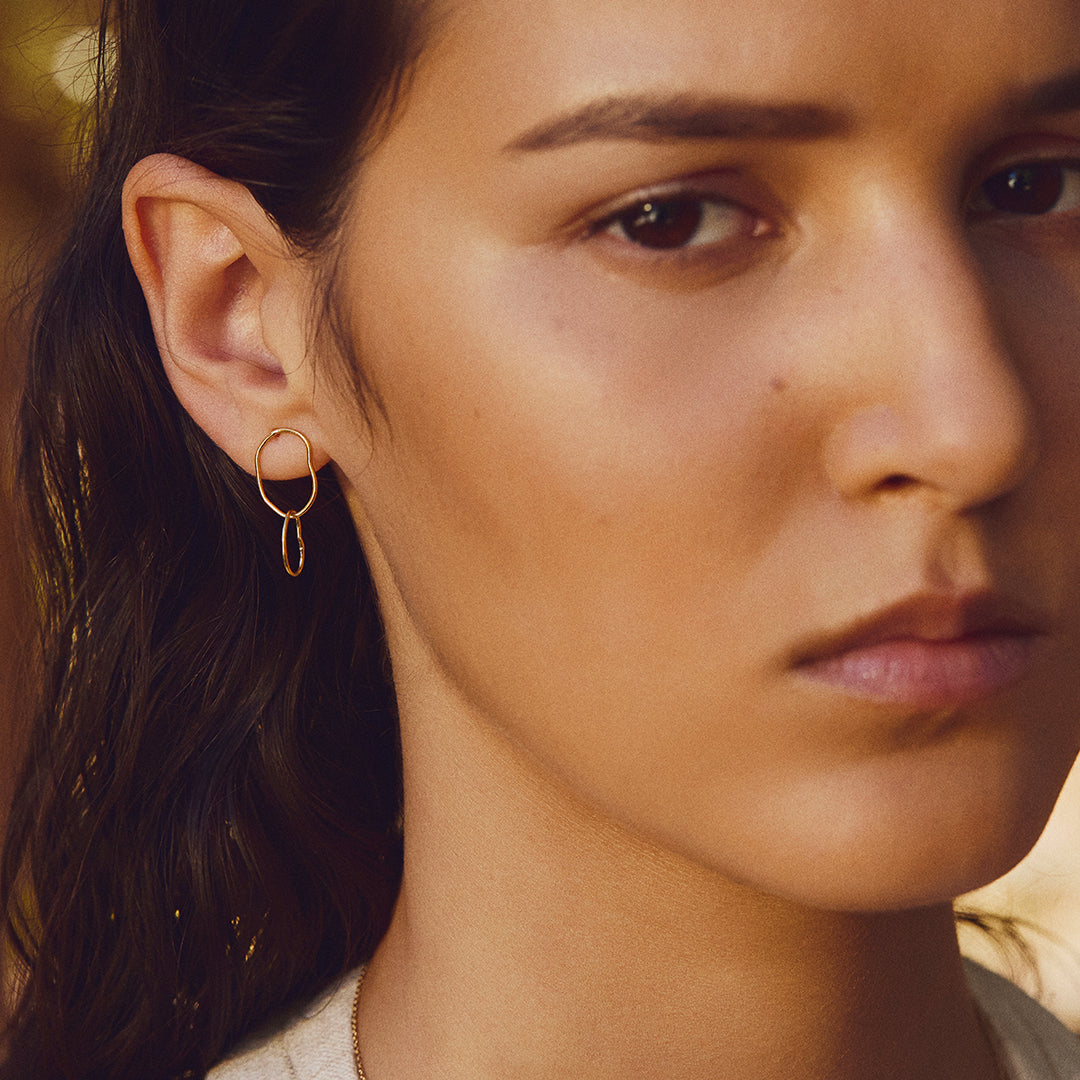 double studs earrings Capucine