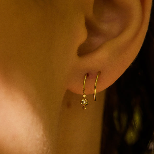 boucles d'oreilles spirales éclats