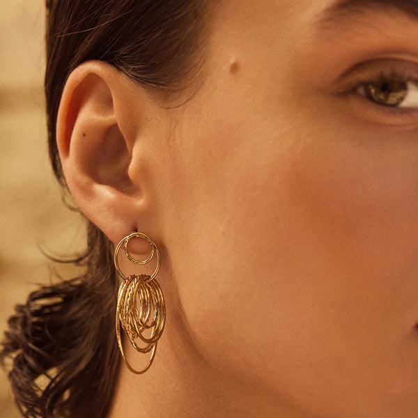 moyennes boucles d'oreilles arizona