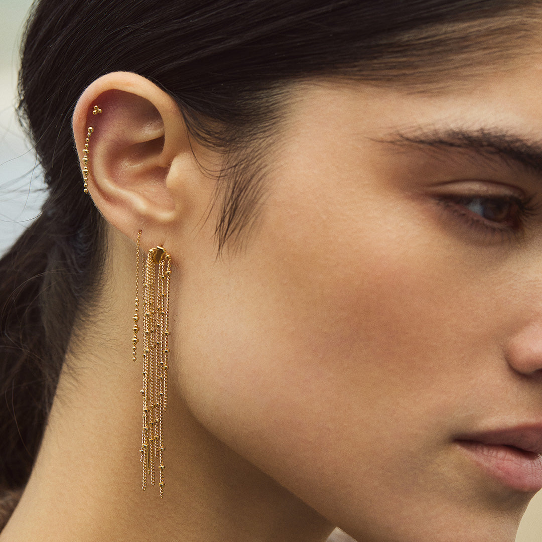large earrings Galatée