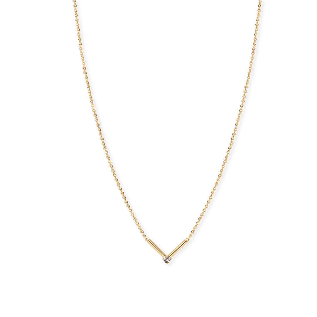 short necklace Écume