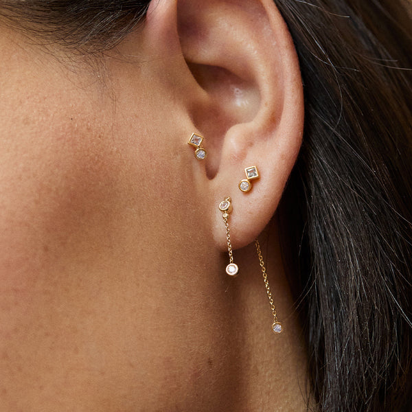 boucles d'oreilles puces idylle