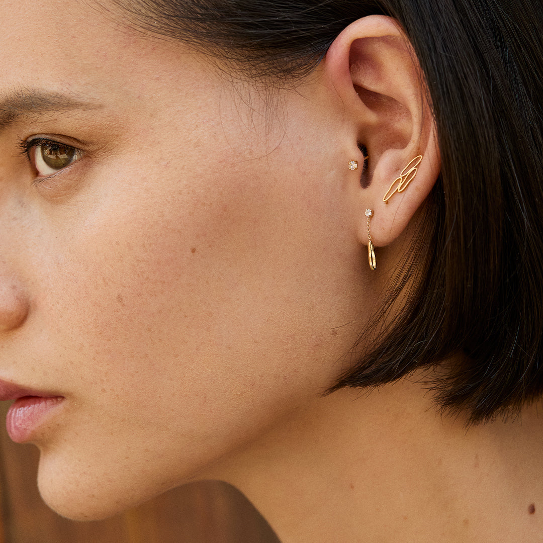 Boucles d'oreilles chaînes Rivage