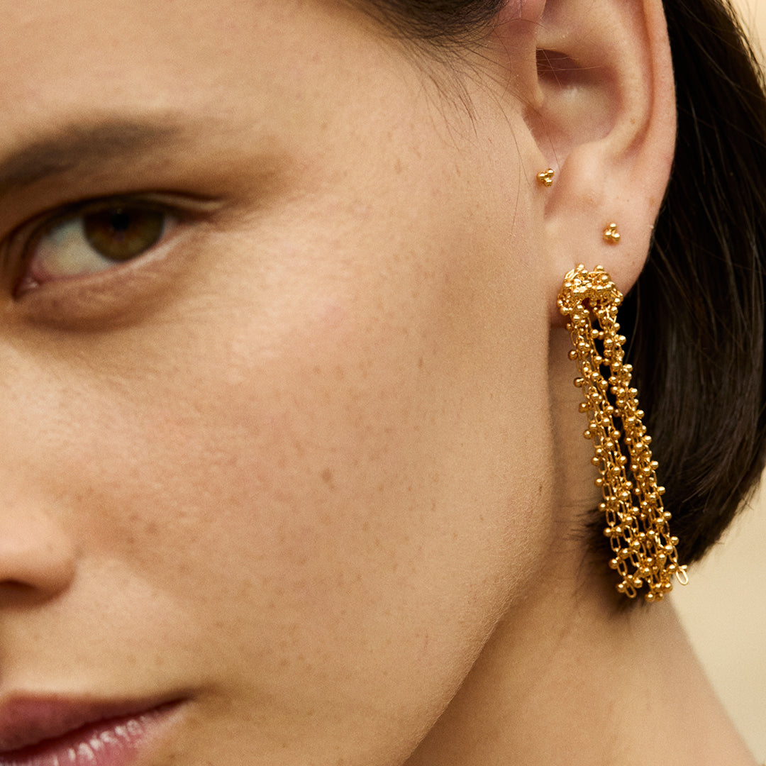 stud earrings Pensée