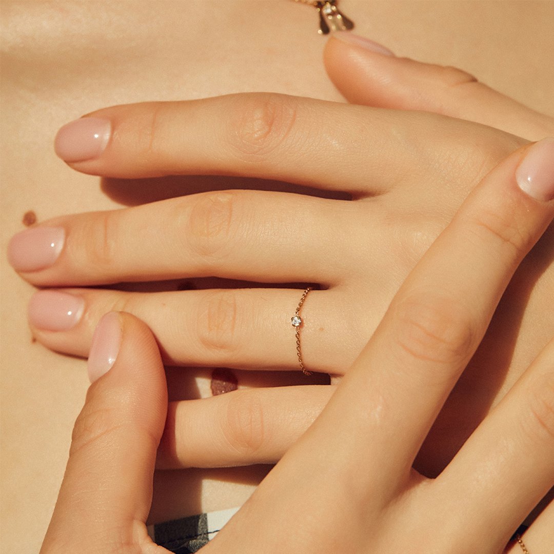Bague chaîne Secret