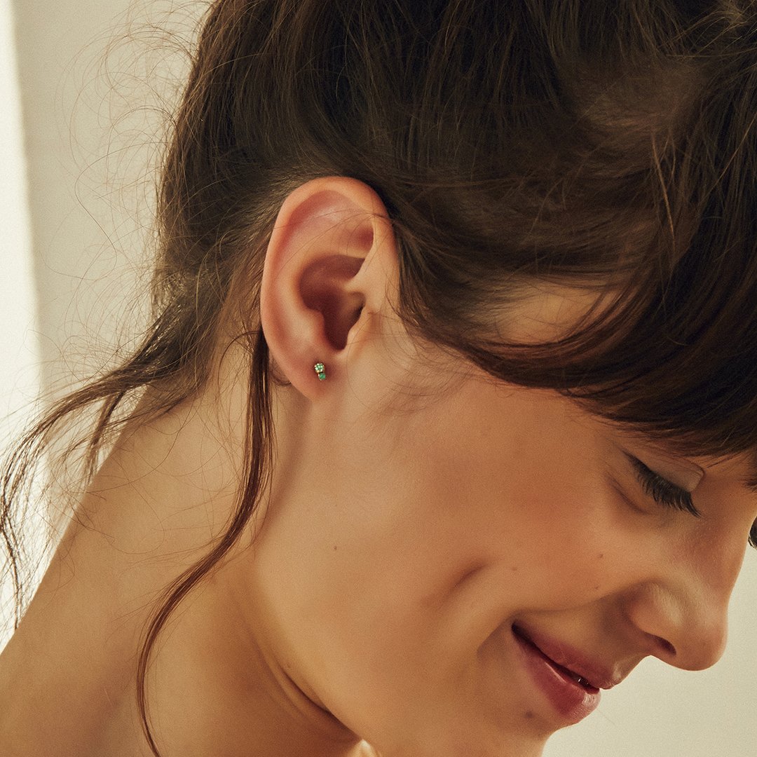Boucles d'oreilles puces Amants