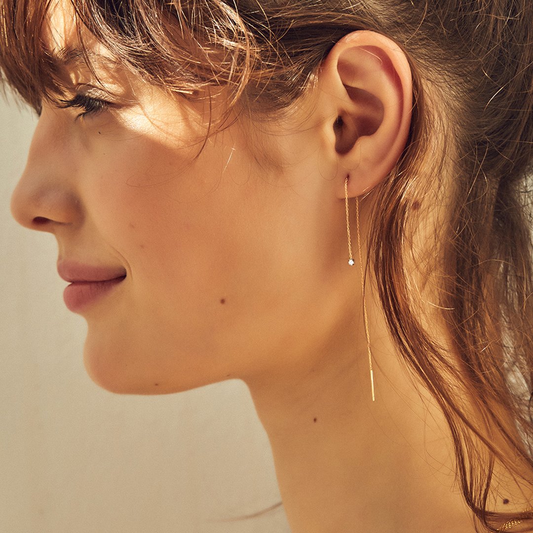 Boucles d'oreilles chaînes Secret