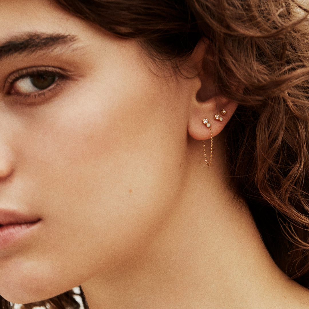 Boucles d'oreilles chaînes Amants