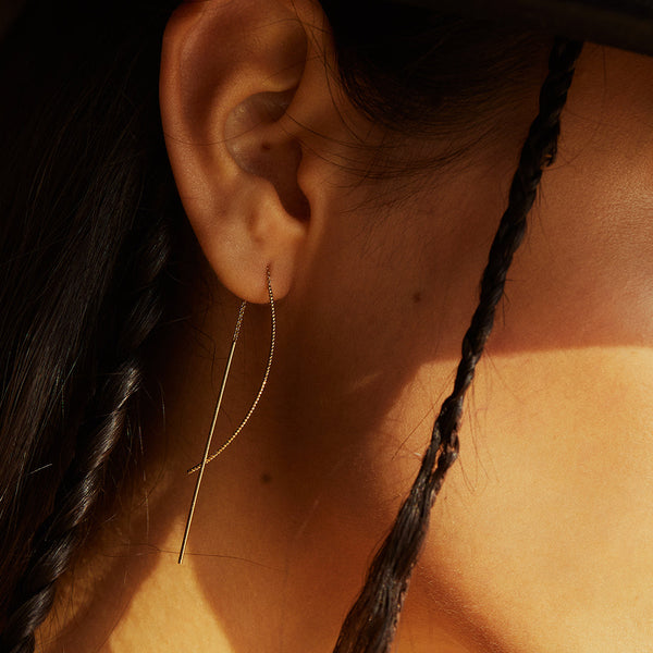 boucles d'oreilles chaînes désirs