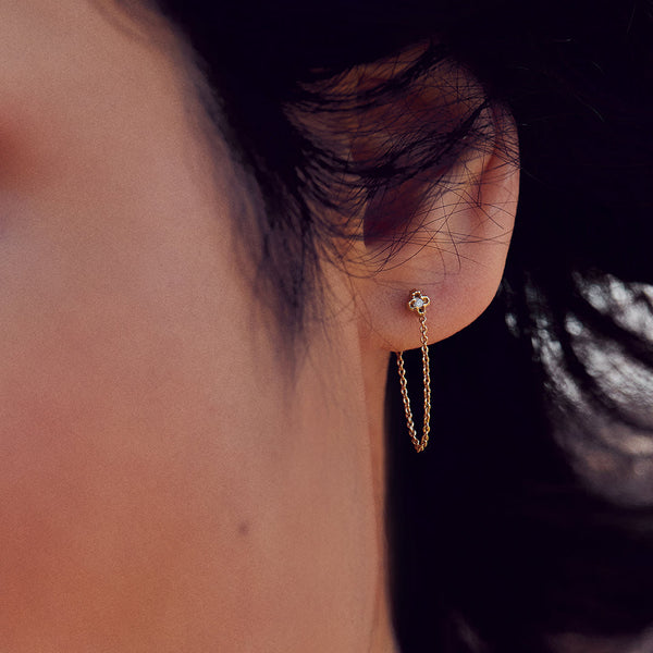 boucles d'oreilles chaînes gabrielle