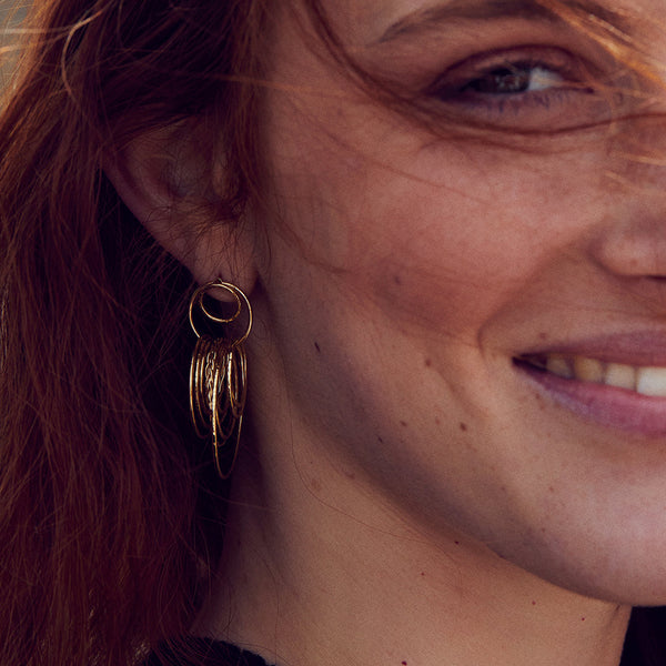 moyennes boucles d'oreilles arizona