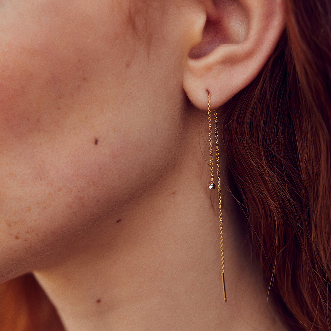 Boucles d'oreilles chaînes Secret