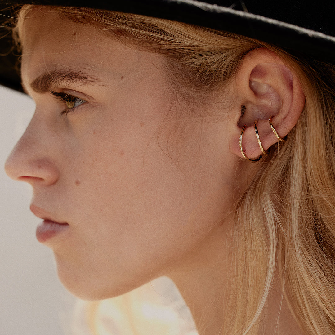 Boucles d’oreilles puces Illusion