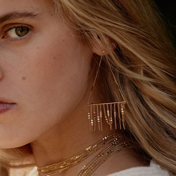 grandes boucles d'oreilles lena