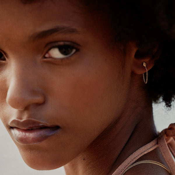 boucles d’oreilles chaînes luz